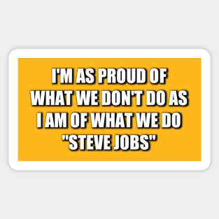 Quotes steve jobs Sticker